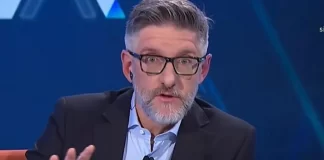 Novaresio y su mala cara de cuando le contaron los problemas de otros países