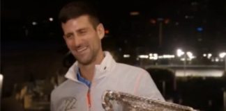 Djokovic sorprendió y cantó «Muchachos» tras salir campeón en Australia