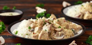 La mejor receta de pollo al champiñon