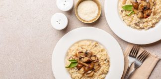 Deliciosa receta de Risotto de puerro y champiñones