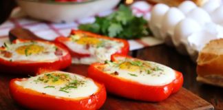 Receta de Morrones rellenos a la parrilla