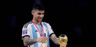 ¡Cuti Romero está loco!: se tatuó a dos compañeros de la Selección
