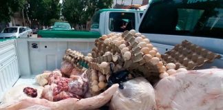 Decomisaron 500 kilos de achuras, carne y huevos en Santa Fe