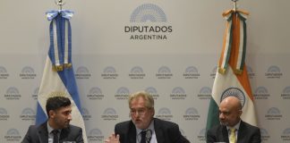 Mirabella presidirá el grupo parlamentario de relaciones con India, principal socio comercial de Santa Fe