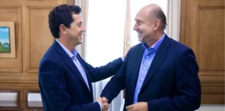Se firmó un convenio para realizar obras contra inundaciones en San Javier