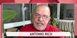 Antonio Rico: «¿Quién nos representa hoy? No encuentro nada ni a nadie»