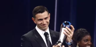 Emiliano «Dibu» Martínez ganó el premio The Best a mejor arquero