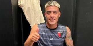 Apareció Brian Fernández, el jugador de Colón cuyo auto fue destrozado en un descampado