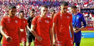 Los concentrados de Unión, con varios pibes de inferiores