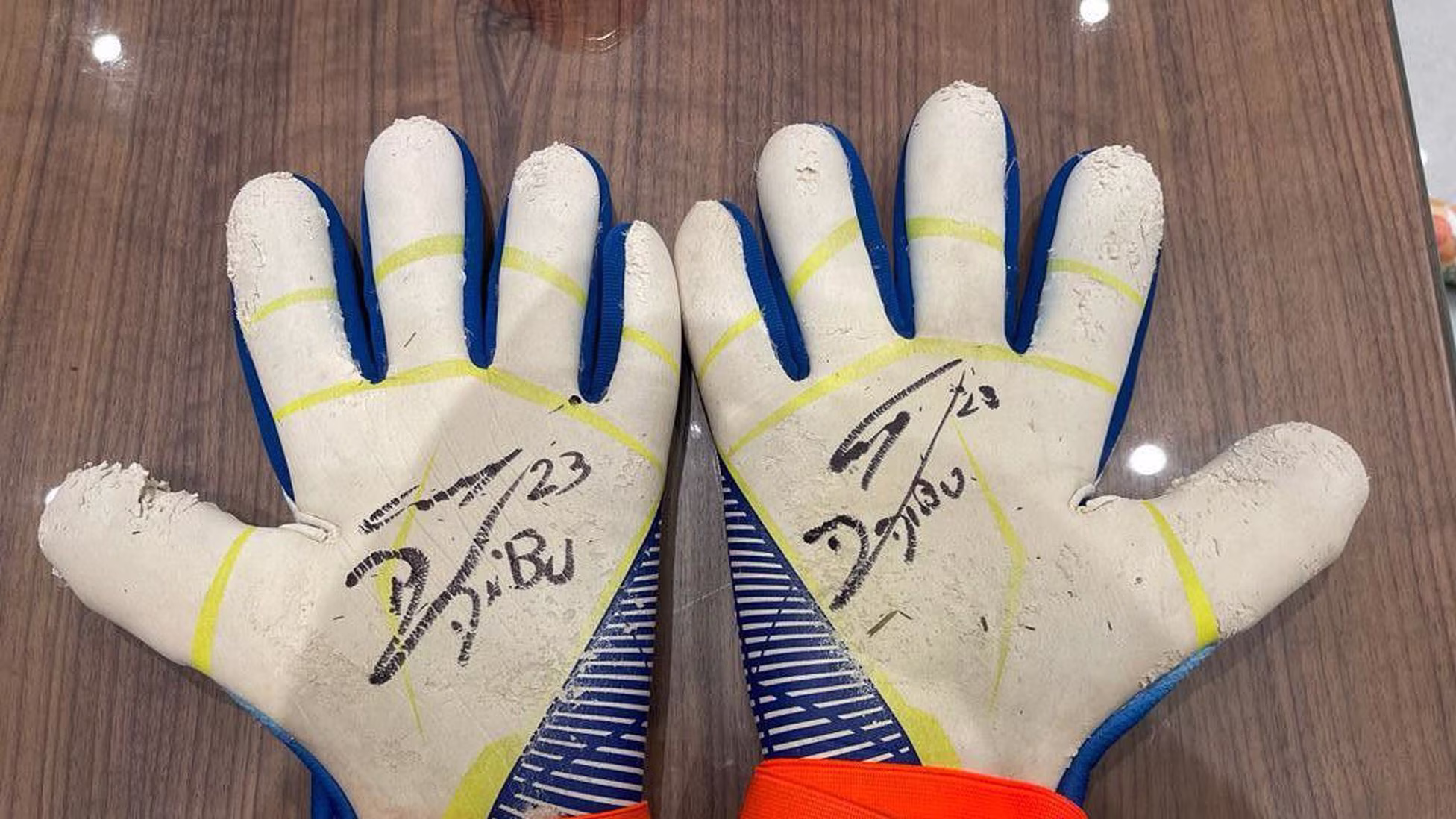 Subastaron los guantes de Emiliano «Dibu» Martínez a beneficio del hospital Garrahan