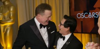 Oscar: Brendan Fraser y Ke Huy Quan se reencontraron como ganadores 31 años después de trabajar juntos