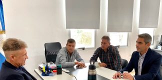 Saleme recorrió el Cordón Industrial del Gran Rosario