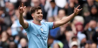 El gol de Julián Álvarez para el triunfo del Manchester City