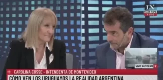 Intendenta de Montevideo dejó mudos a todos en LN+ sobre las compras de uruguayos en Argentina