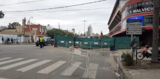Hallaron una nueva rotura en el socavón frente a Unión