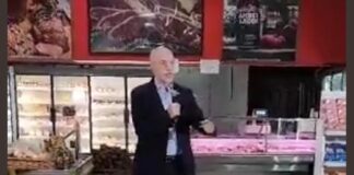 Papelón de Larreta: filtran un video que lo muestra hablando solo en un supermercado