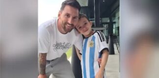El gesto de Lionel Messi con un niño que padece la misma enfermedad que él tuvo