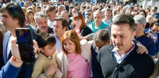 Patricia Bullrich la pasó mal en San Luis
