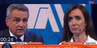 Agustín Rossi atendió a Victoria Villarruel