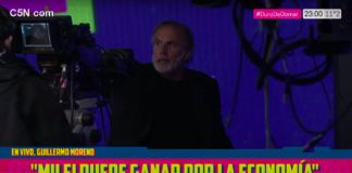 Moreno se cruzó fuerte con el panel de Duro de Domar