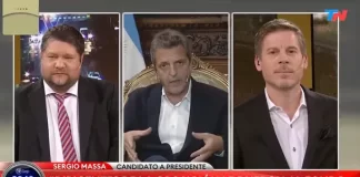 Sergio Massa cruzó a Nicolás Wiñazki en TN