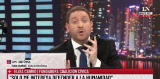 Carrió comparó a Milei con Hitler