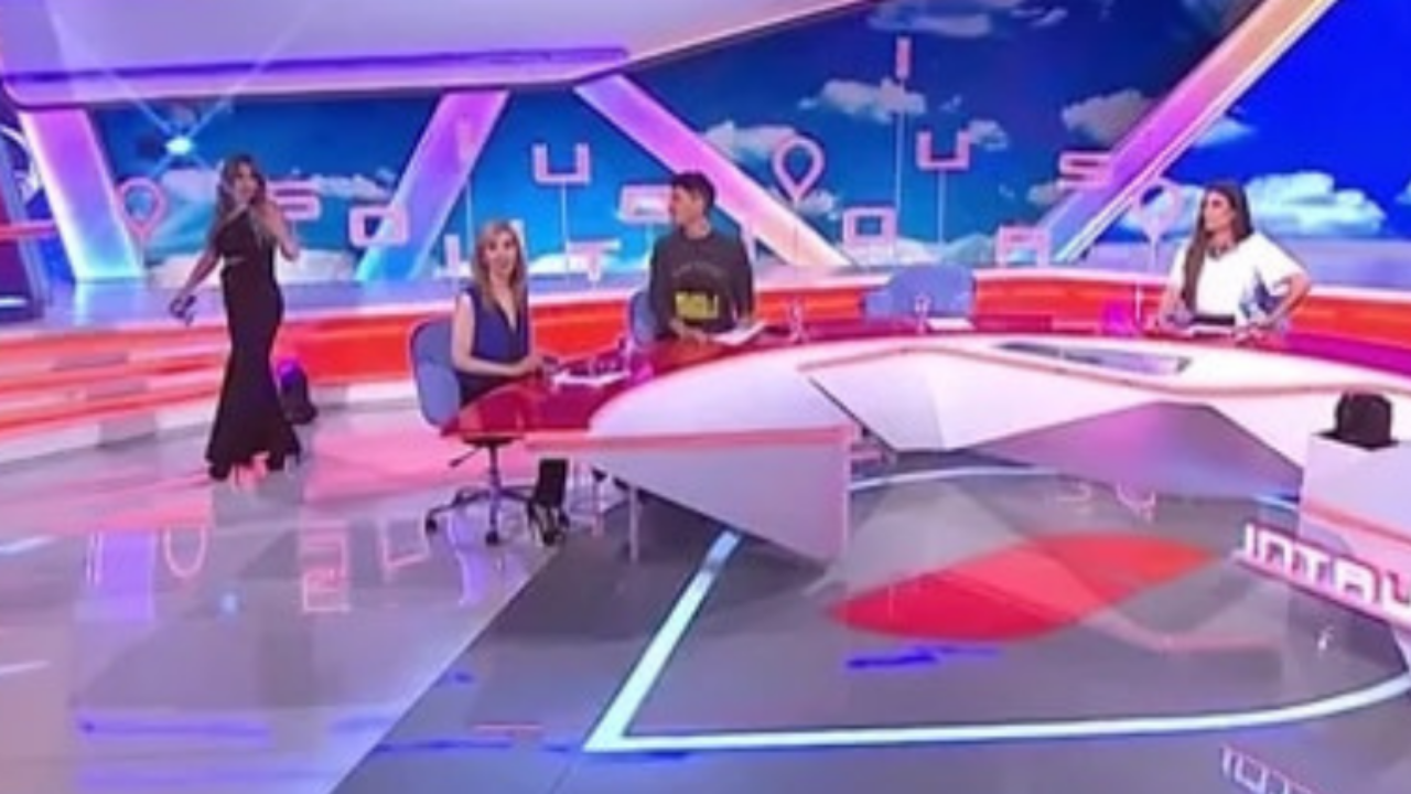 Programa Intrusos Una panelista de Intrusos abandonó el programa - GRUPO DERF