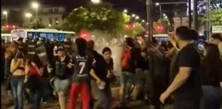 Brutal represión de la Policía de Córdoba contra la gente que protestaba contra el DNU