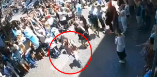 Identificaron al hombre que le arrojó un botellazo a Milei en la asunción
