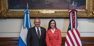 Victoria Villarruel recibió al embajador de Estados Unidos