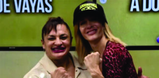 Viralizaron un video de Locomotora Oliveras y Julieta Prandi